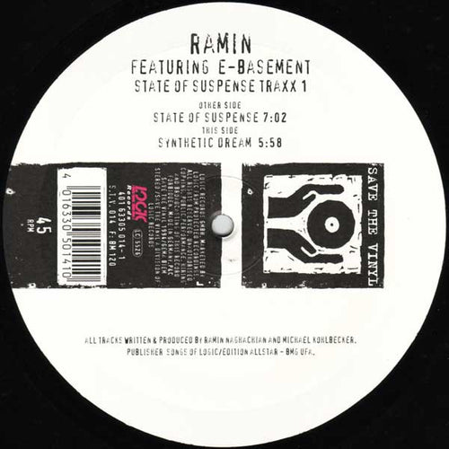 Ramin* Featuring E-Basement* : State Of Suspense Traxx 1 (12