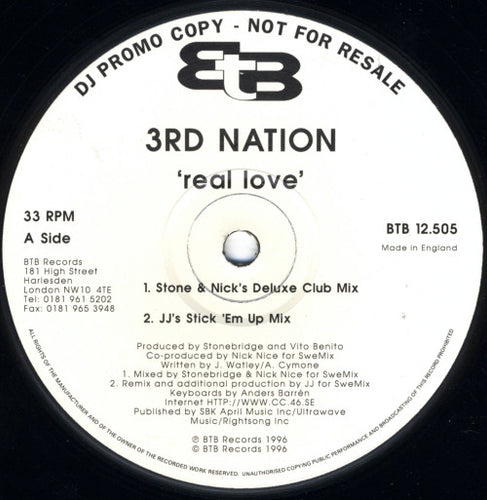 3rd Nation : Real Love (12