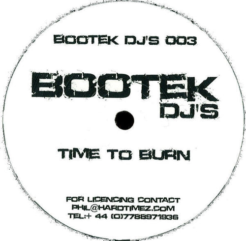 Bootek DJ's : Time To Burn (12