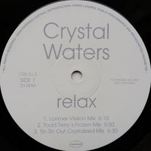 Load image into Gallery viewer, Crystal Waters : Relax (12&quot;, Promo)
