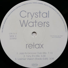 Load image into Gallery viewer, Crystal Waters : Relax (12&quot;, Promo)
