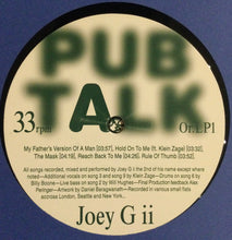 Load image into Gallery viewer, Joey G ii : Pub Talk (12&quot;, Album)
