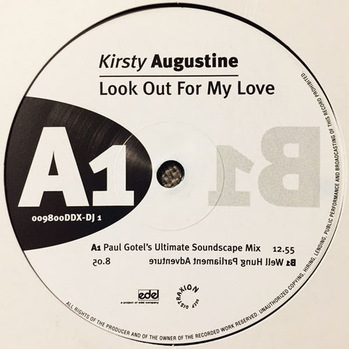 Kirsty Augustine : Look Out For My Love (12