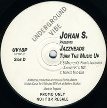 Load image into Gallery viewer, Johan S. Presents Jazzheads : Turn The Music Up (2x12&quot;, Promo)
