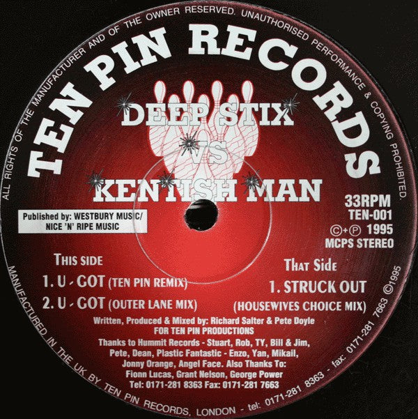 Deep Stix Vs Kentish Man : U-Got (12