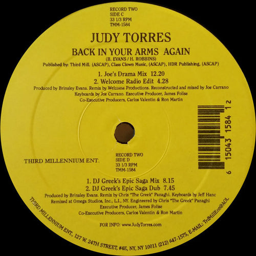 Judy Torres : Back In Your Arms Again (2x12