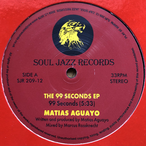 Matias Aguayo : The 99 Seconds EP (12