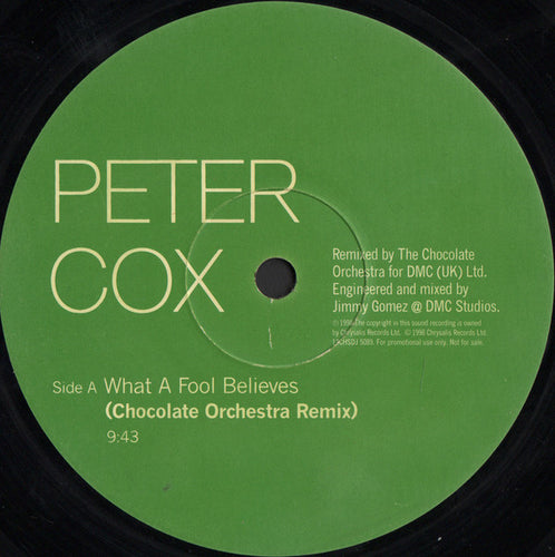 Peter Cox : What A Fool Believes (12