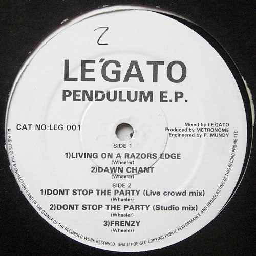 Le'Gato : Pendulum E.P. (12