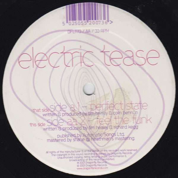 Electric Tease : Perfect State / Feel The Funk (12