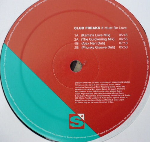 Club Freaks : It Must Be Love (12