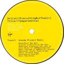 Load image into Gallery viewer, Everything But The Girl : Temperamental (2x12&quot;, Promo)
