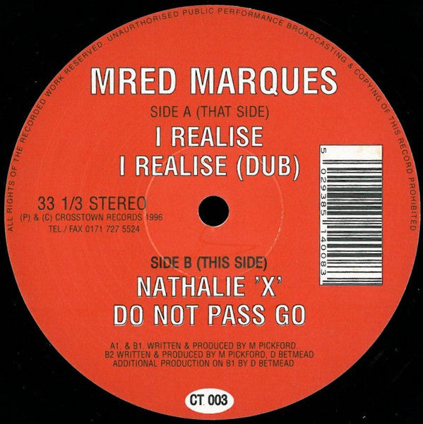 Mred Marques : I Realise (12