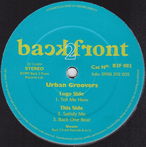 Urban Groovers : Tell Me How (12