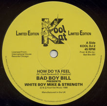 Load image into Gallery viewer, Bad Boy Bill Presents White Boy Mike &amp; Strength : How Do Ya Feel (12&quot;, Ltd)
