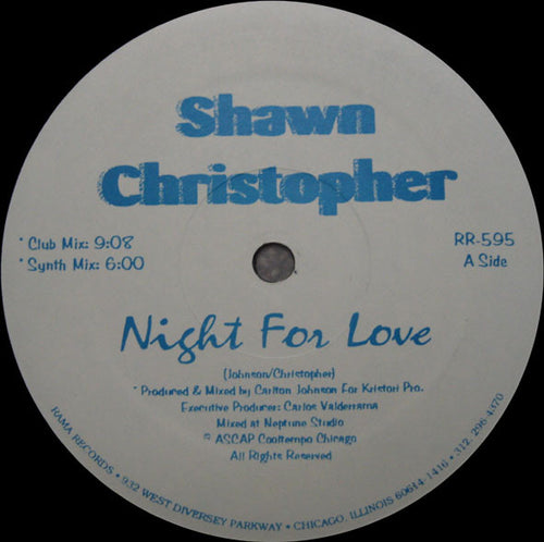 Shawn Christopher : Night For Love (12