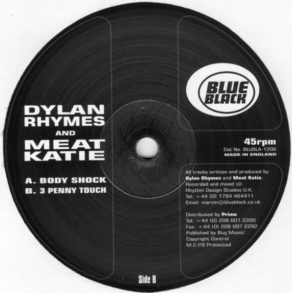 Dylan Rhymes And Meat Katie* : Body Shock (12