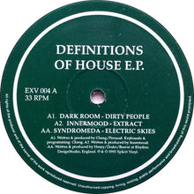 Load image into Gallery viewer, Various : Definitions Of House EP (12&quot;, EP)
