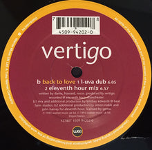 Load image into Gallery viewer, Vertigo (5) : Back To Love (12&quot;)
