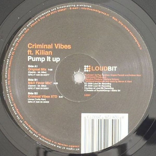 Criminal Vibes Featuring Kilian : Pump It Up (12