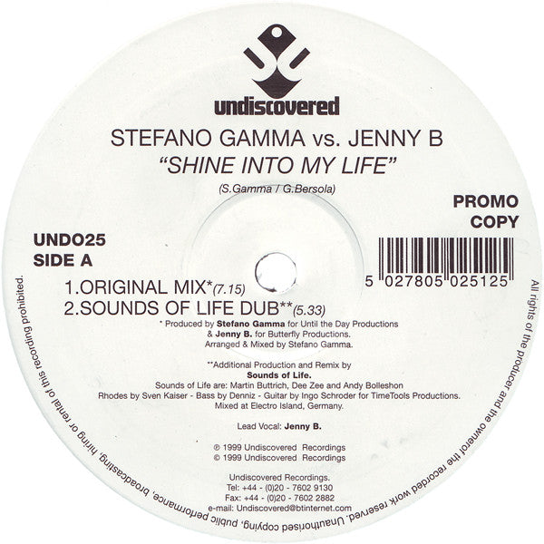 Stefano Gamma vs. Jenny B. : Shine Into My Life (2x12