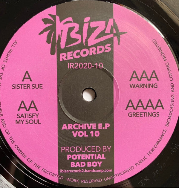 Potential Bad Boy : Archive E.P Vol 10 (12
