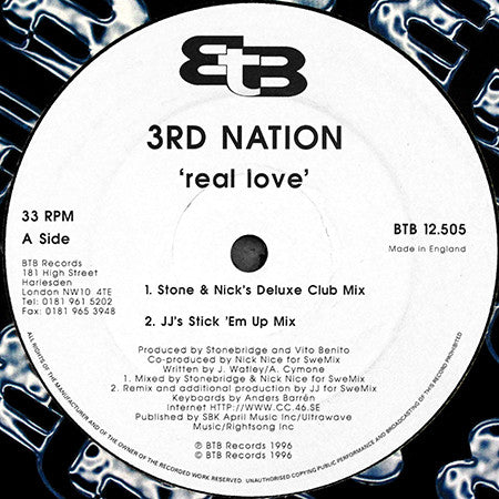 3rd Nation : Real Love (12