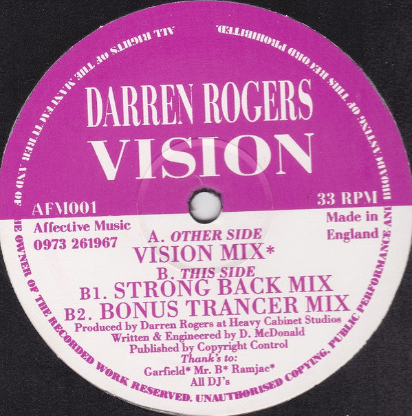 Darren Rogers : Vision (12