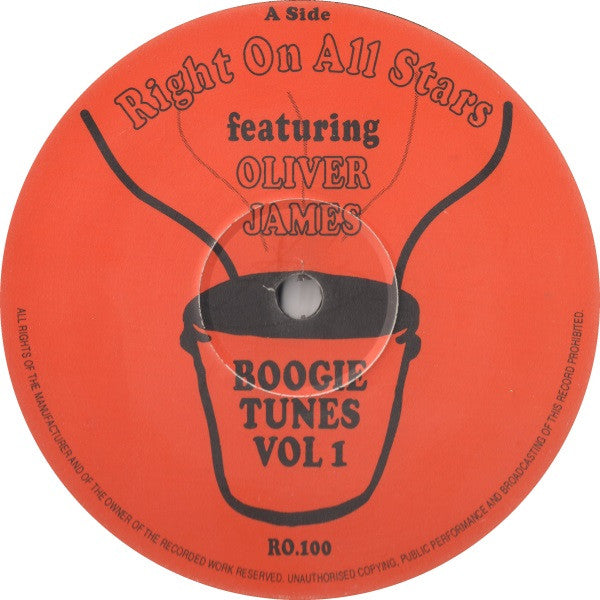 Right On All Stars Featuring Oliver James : Boogie Tunes Vol.1 (12