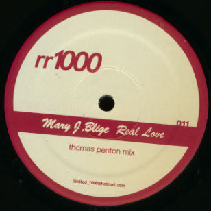 Mary J. Blige : Real Love (Thomas Penton Mix) (12
