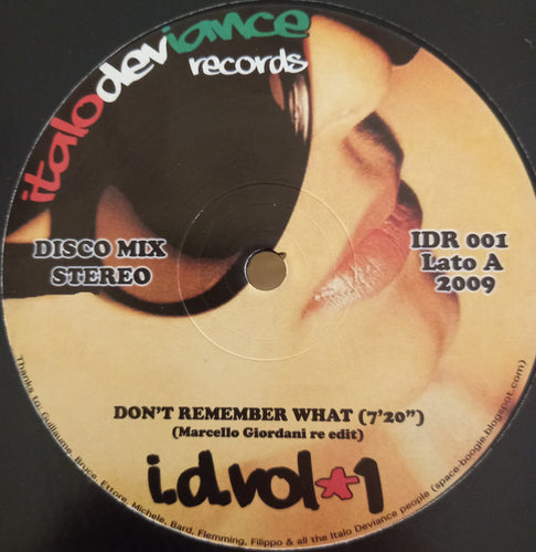 Various : I.D. Vol 1 (12
