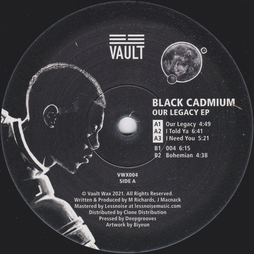 Black Cadmium : Our Legacy EP (12
