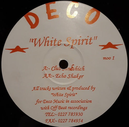 White Spirit : Club Sandwhich / Echo Shaker (12