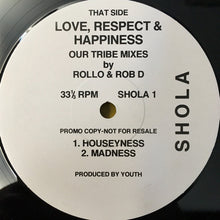 Load image into Gallery viewer, Shola* : Love, Respect &amp; Happiness (12&quot;, Promo)
