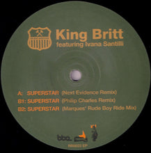 Load image into Gallery viewer, King Britt Featuring Ivana Santilli : Superstar (The Remixes) (12&quot;)
