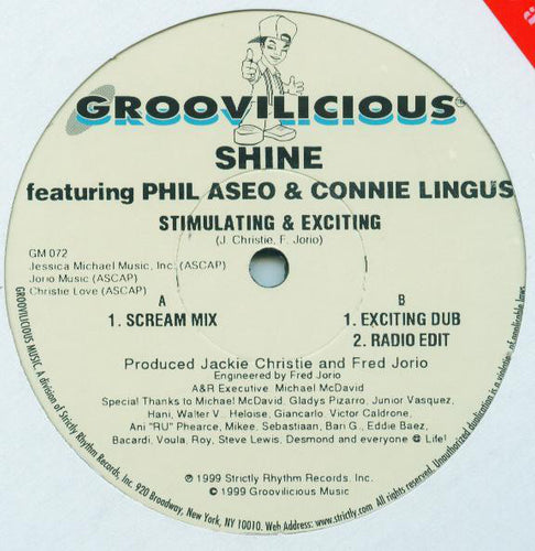 Shine (3) Featuring Phil Aseo & Connie Lingus : Stimulating And Exciting (12