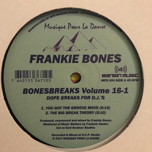 Frankie Bones : Bonesbreaks Volume 16-1 (12
