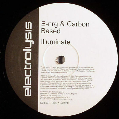 E-nrg & Carbon Based : Illuminate / Jerk Awake (12