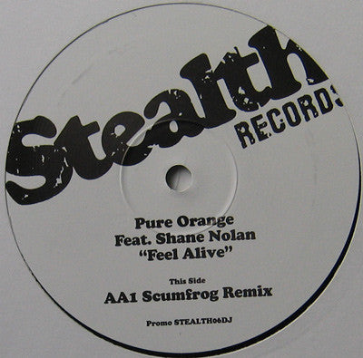 Pure Orange Feat. Shane Nolan : Feel Alive (12