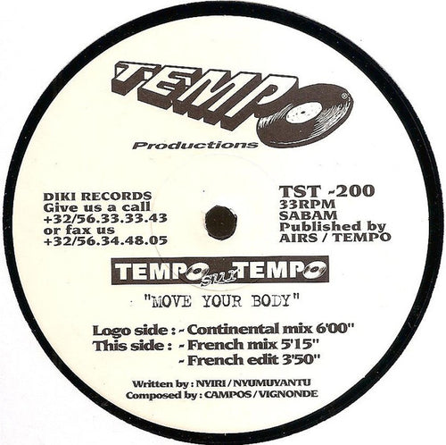 Tempo Sur Tempo : Move Your Body (12