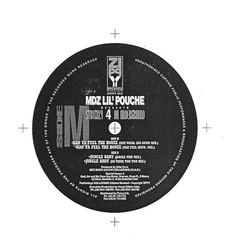 MDZ Lil' Pouche : Strictly 4 Da Underground (12