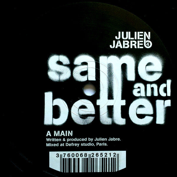 Julien Jabre : The Sneakers Freaks Club Vol. 4 - Same And Better (12