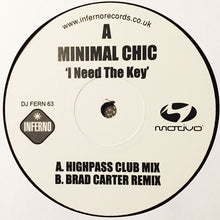 Load image into Gallery viewer, Minimal Chic : I Need The Key (12&quot;, Promo)
