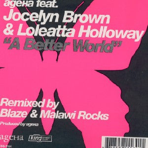 AgeHa Feat. Jocelyn Brown & Loleatta Holloway : A Better World (12