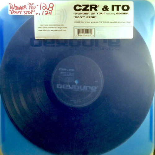 CZR & ITO Featuring Ginger* : Wonder Of You / Don't Stop (12