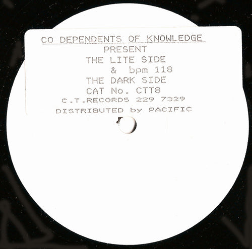 Co Dependents Of Knowledge : The Lite Side & The Dark Side (12
