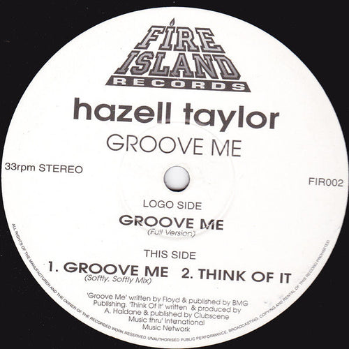 Hazell Taylor : Groove Me (12