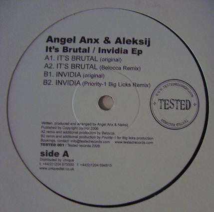 Angel Anx & Aleksij* : It's Brutal / Invidia EP (12