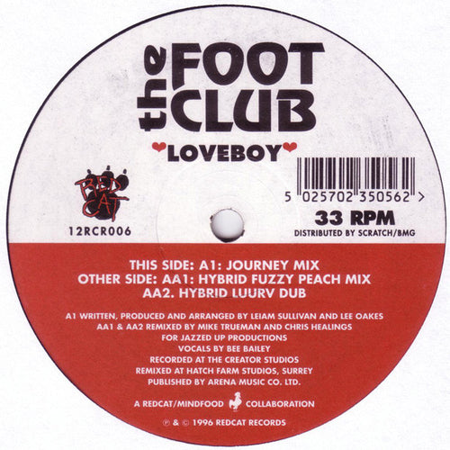 The Footclub : Loveboy (12