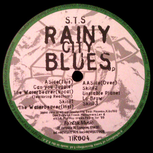 S.T.S* : Rainy City Blues EP (12